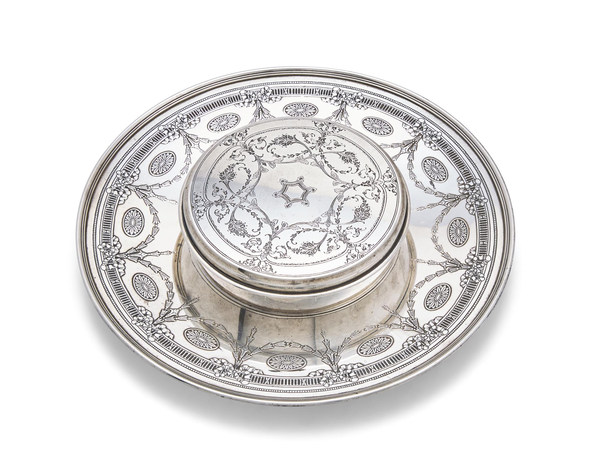 A Group of Four Sterling Silver Tablewares