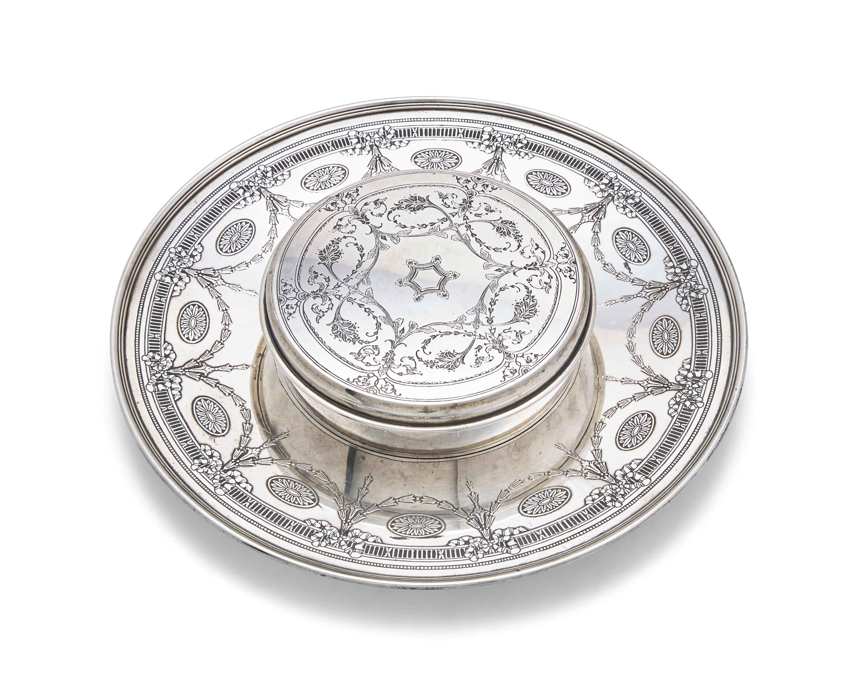 A Group of Four Sterling Silver Tablewares