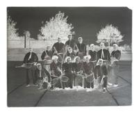 [EDUCATION]. 10 large format glass negatives featuring students at Wilberforce University.