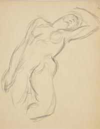 Three Works: The Smoker; together with Two Sketches of a Nude (3)