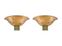 A Pair of Art Deco Style Wall Sconces — CIRCA 1970