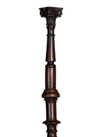 A Gothic Revival Walnut Four Poster Bed