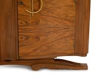 An Art Deco Marble-Top Cabinet in the Style of Alfred Porteneuve