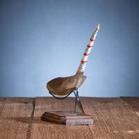 Plains Horn Spoon, with Bird Quill Wrapping