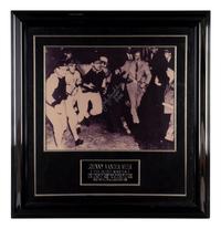 A Johnny Vander Meer Signed Autograph Back To Back No Hitters Display,