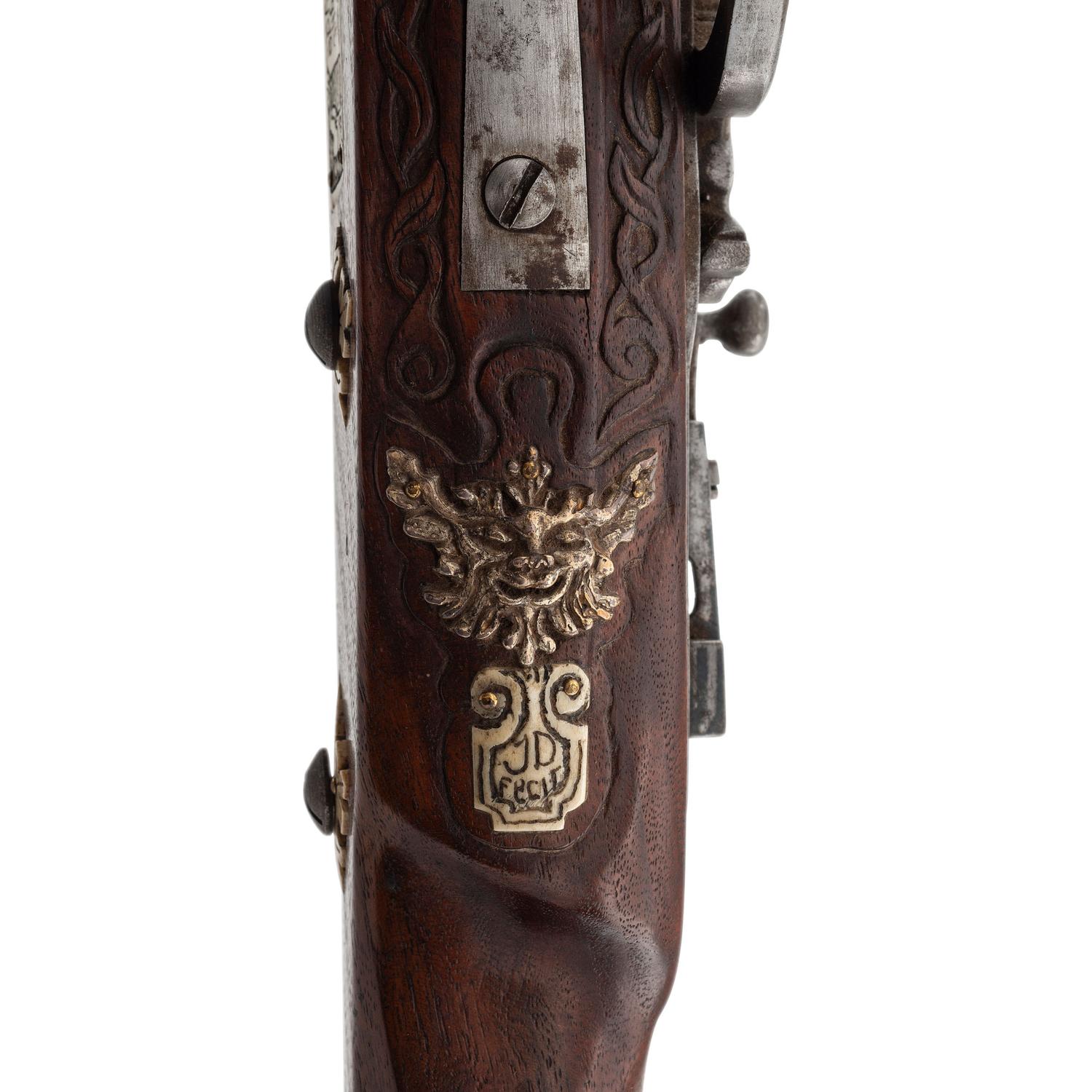 Contemporary Dutch-Style Flintlock Snaphaunce Musket