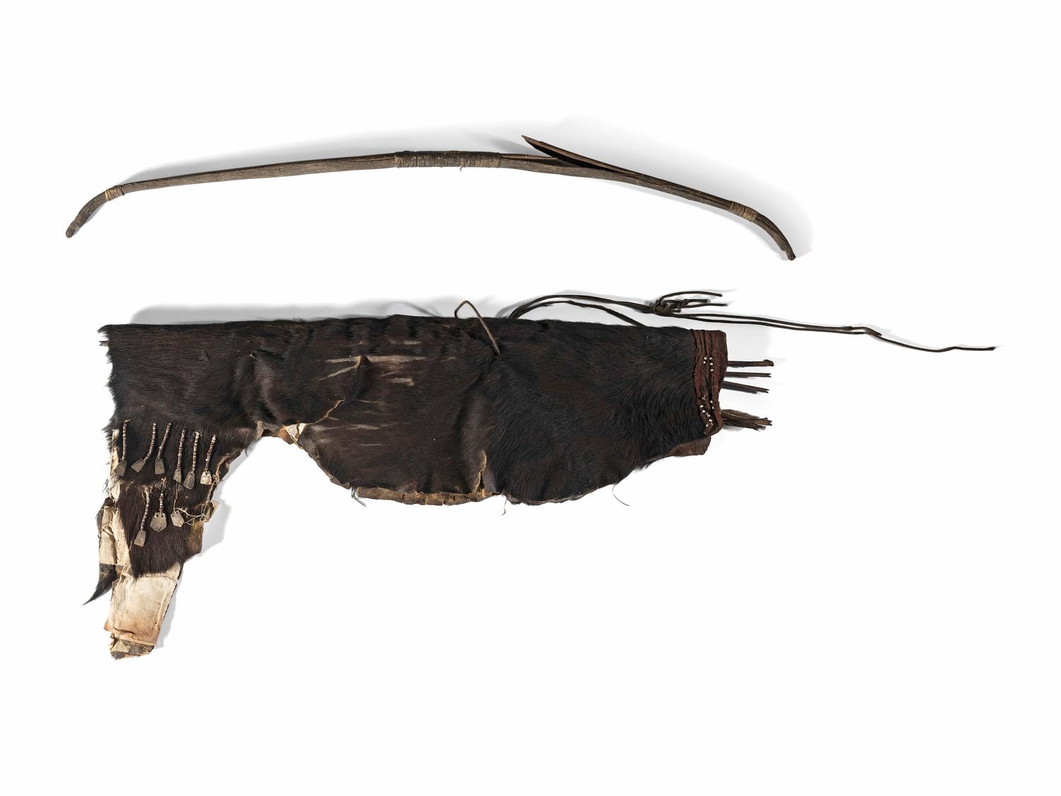 Northern California Sinew-Backed Bow, Arrows, and Quiver