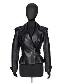 Christian Dior, Black Leather Motorcycle Jacket