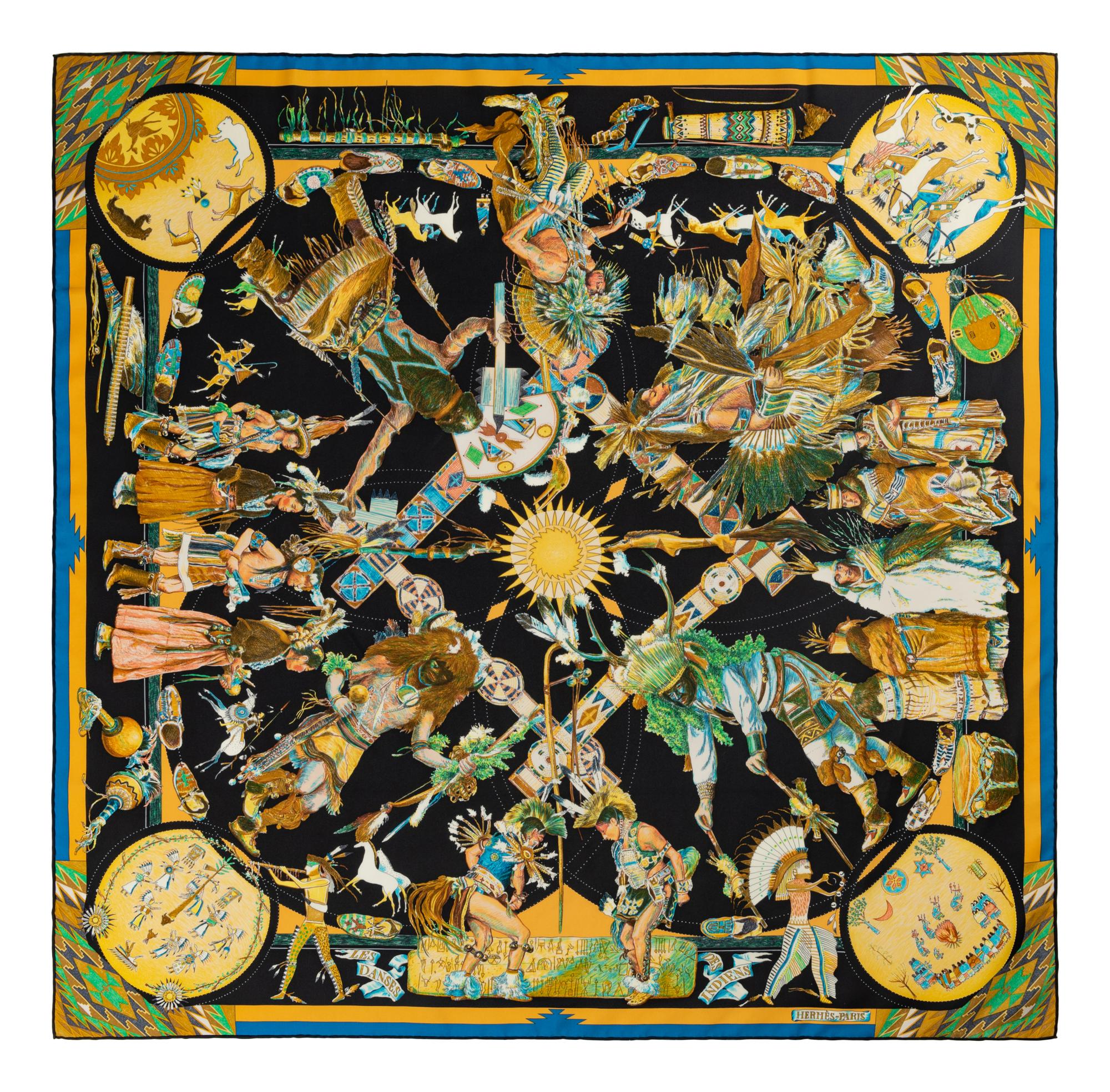 Hermès Silk Scarf by Kermit Oliver