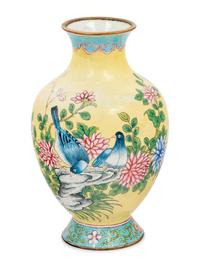 Three Chinese Canton Enamel on Copper Articles
