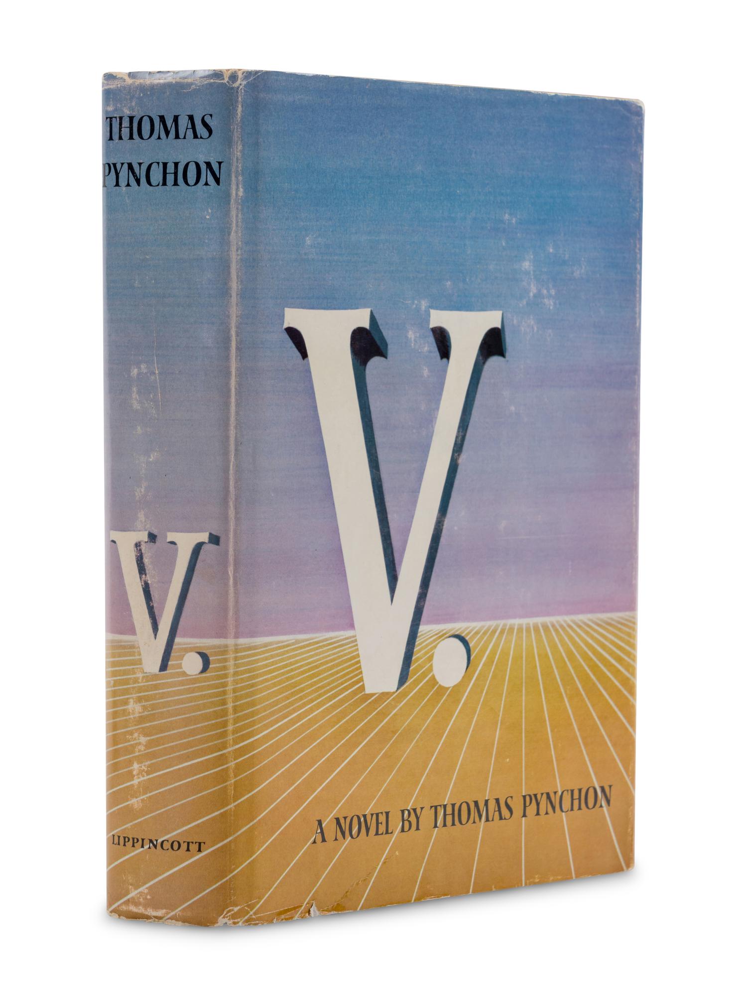 PYNCHON, Thomas (b. 1937). V . Philadelphia and New York: J. B. Lippincott, [1963].