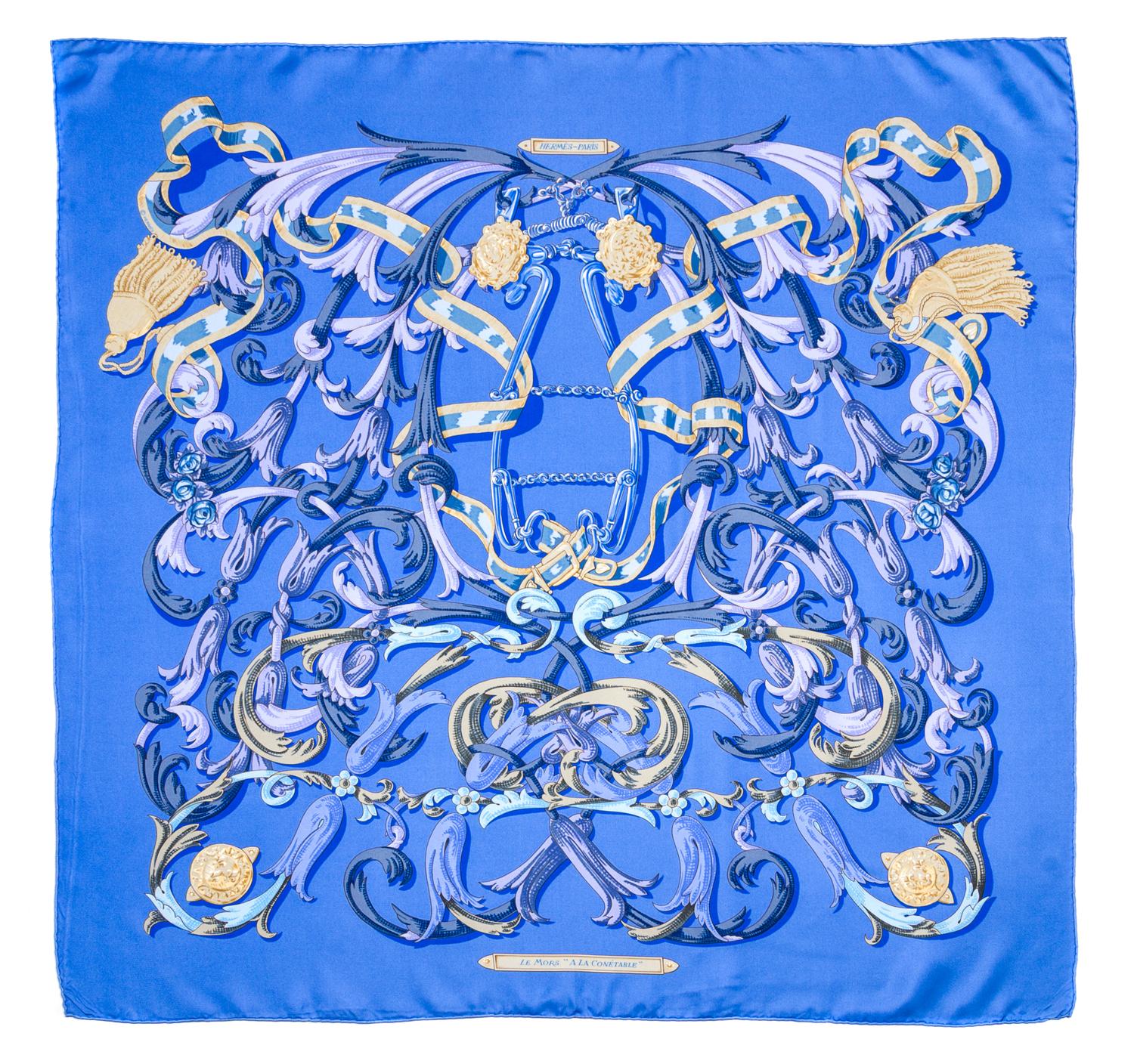 An Hermes 90cm Silk Scarf, 36"x36".