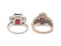 COLLECTION OF DIAMOND AND GEMSTONE RINGS