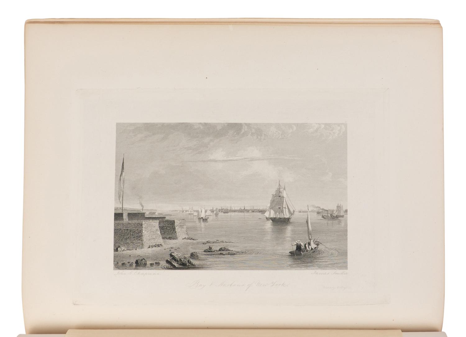 KNAPP, Samuel Lorenzo (1783-1838). The Picturesque Beauties of the Hudson River and its Vicinity . New York: J. Distunell, 1835.