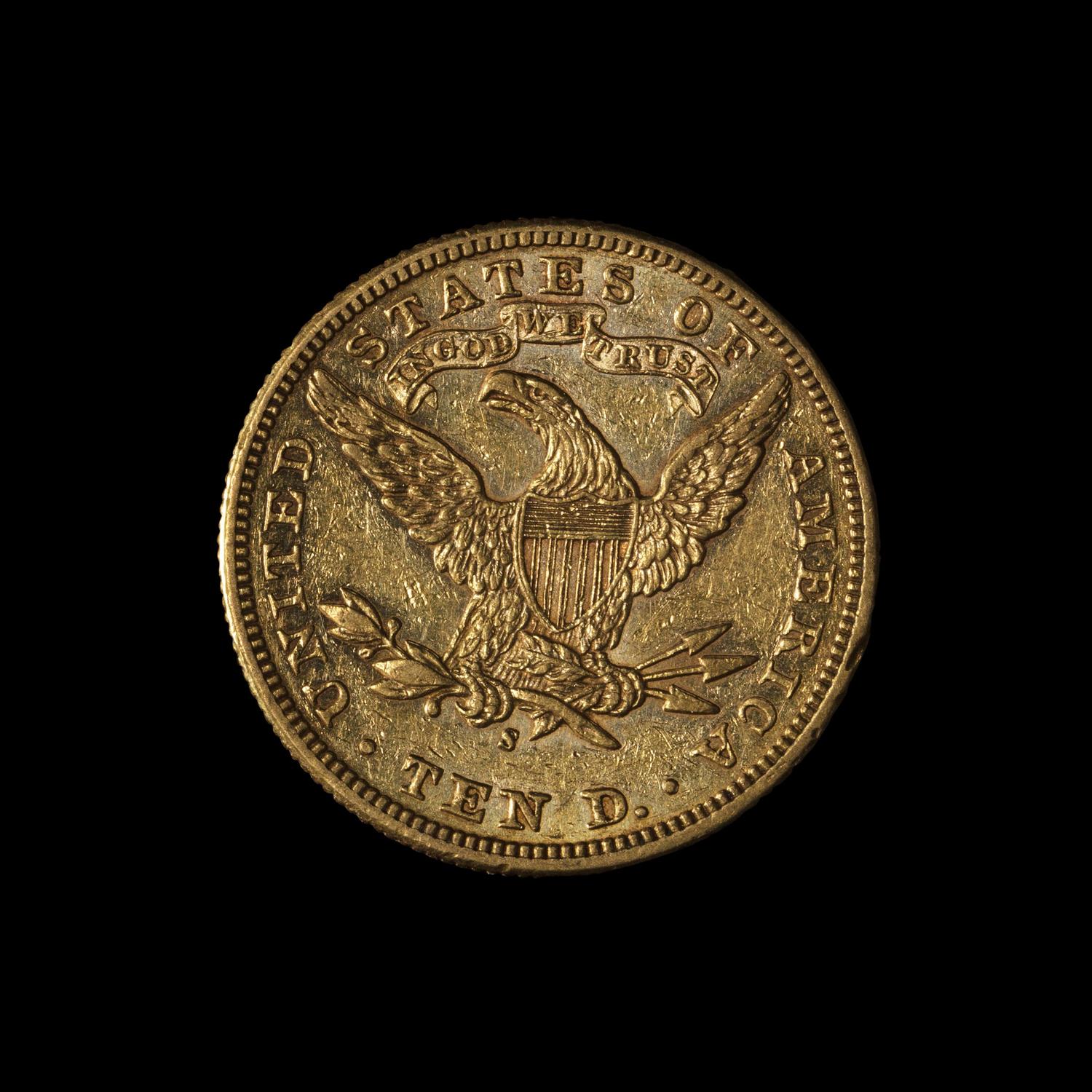 An 1898-S Liberty Head $10 Gold Coin
