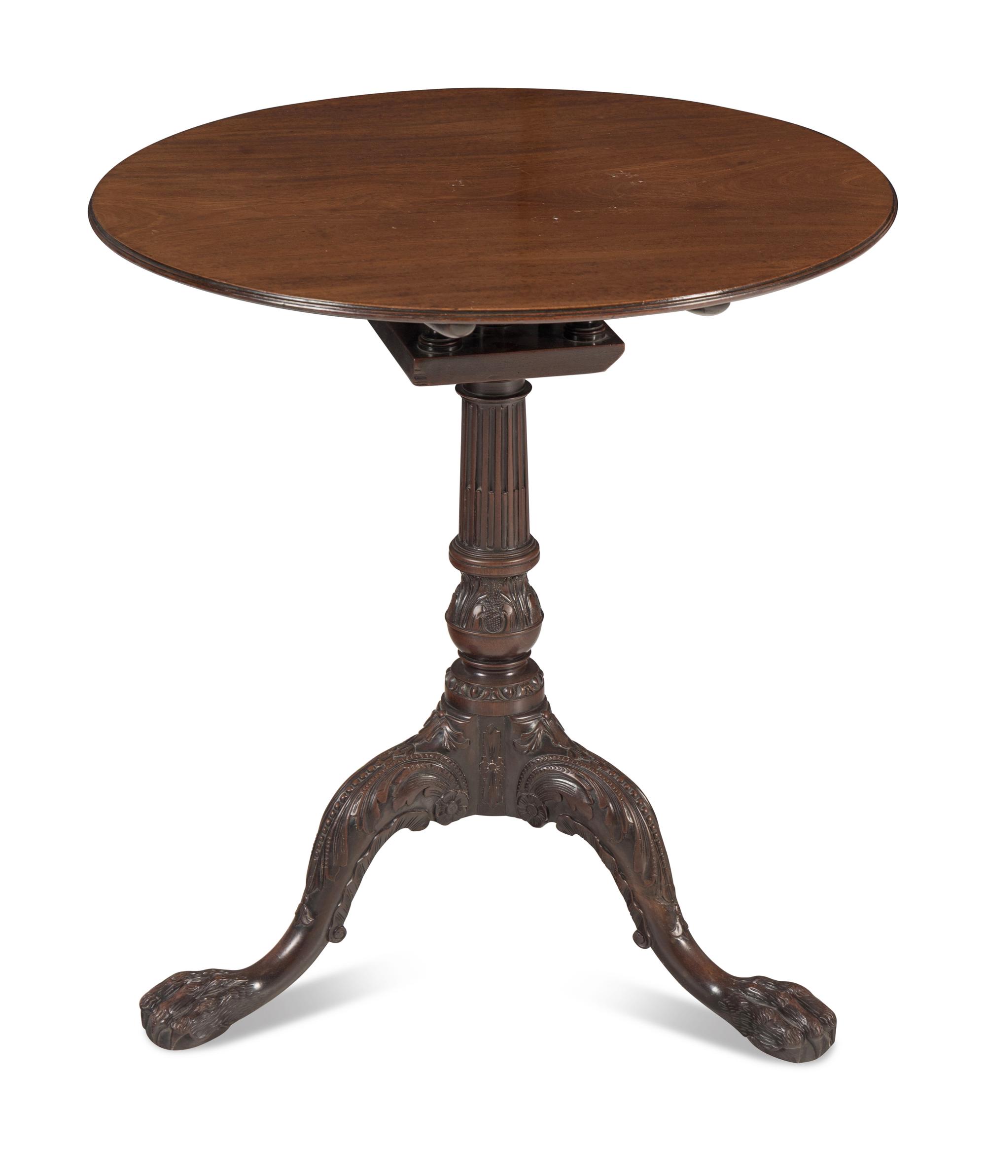A George III Mahogany Tripod Table