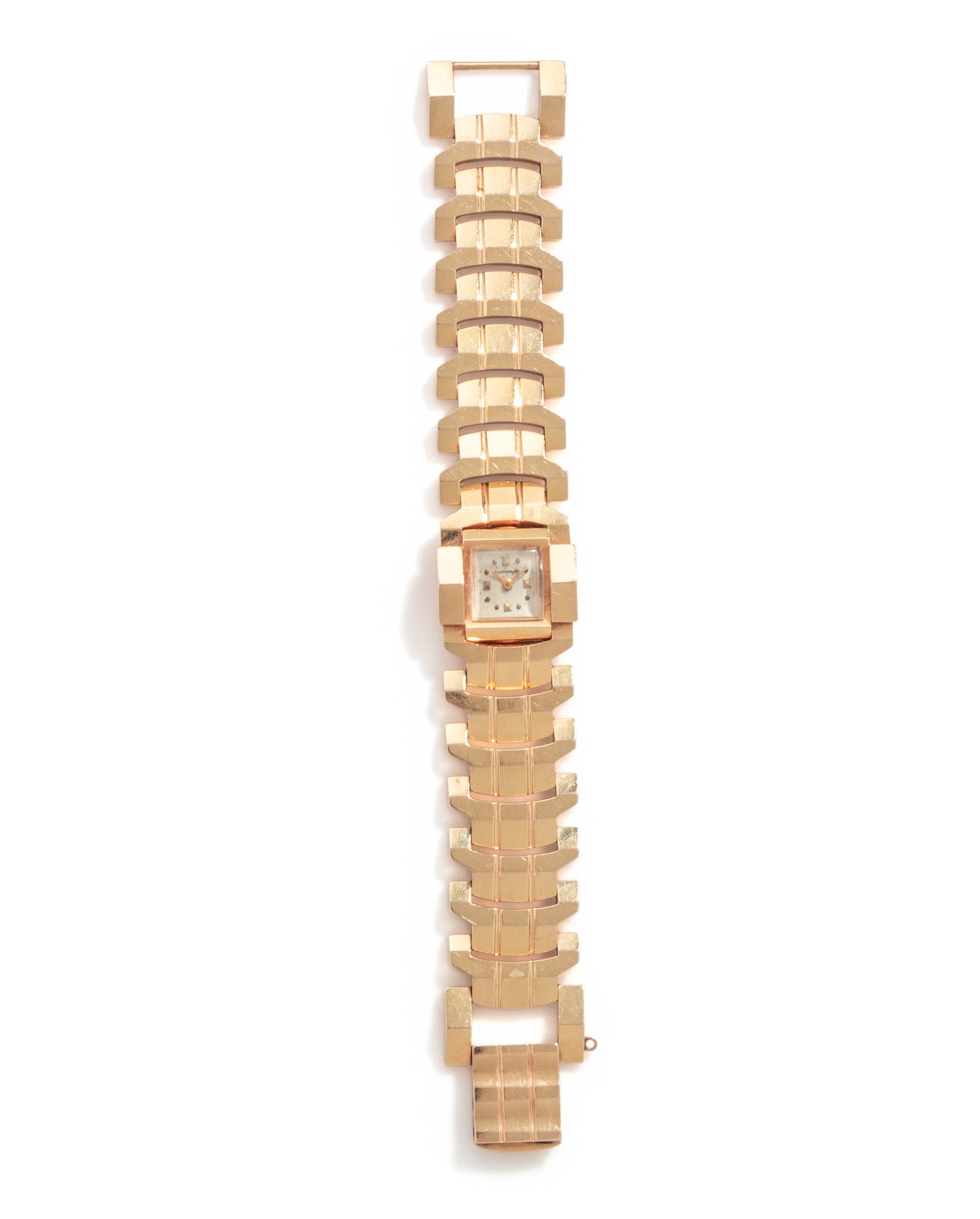 RETRO, YELLOW GOLD WATCH