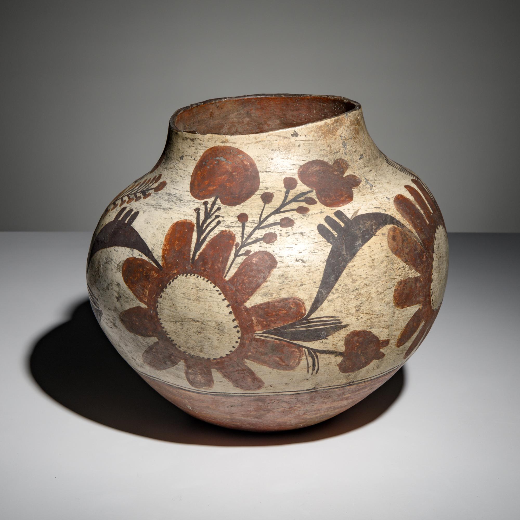 Zia Polychrome Pottery Olla