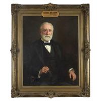 Robert W. Vonnoh (1858-1933) Portrait of Samuel Dickson (1837-1915)