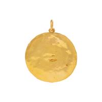 JEAN MAHIE, YELLOW GOLD PENDANT