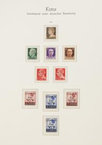 A Collection of WWII-Era German-Occupied Territory Postage Stamps — LEUCHTTURN BRIEFMARKEN ALBUM-DEUTSCHES REICH NEBENGEBIETE II