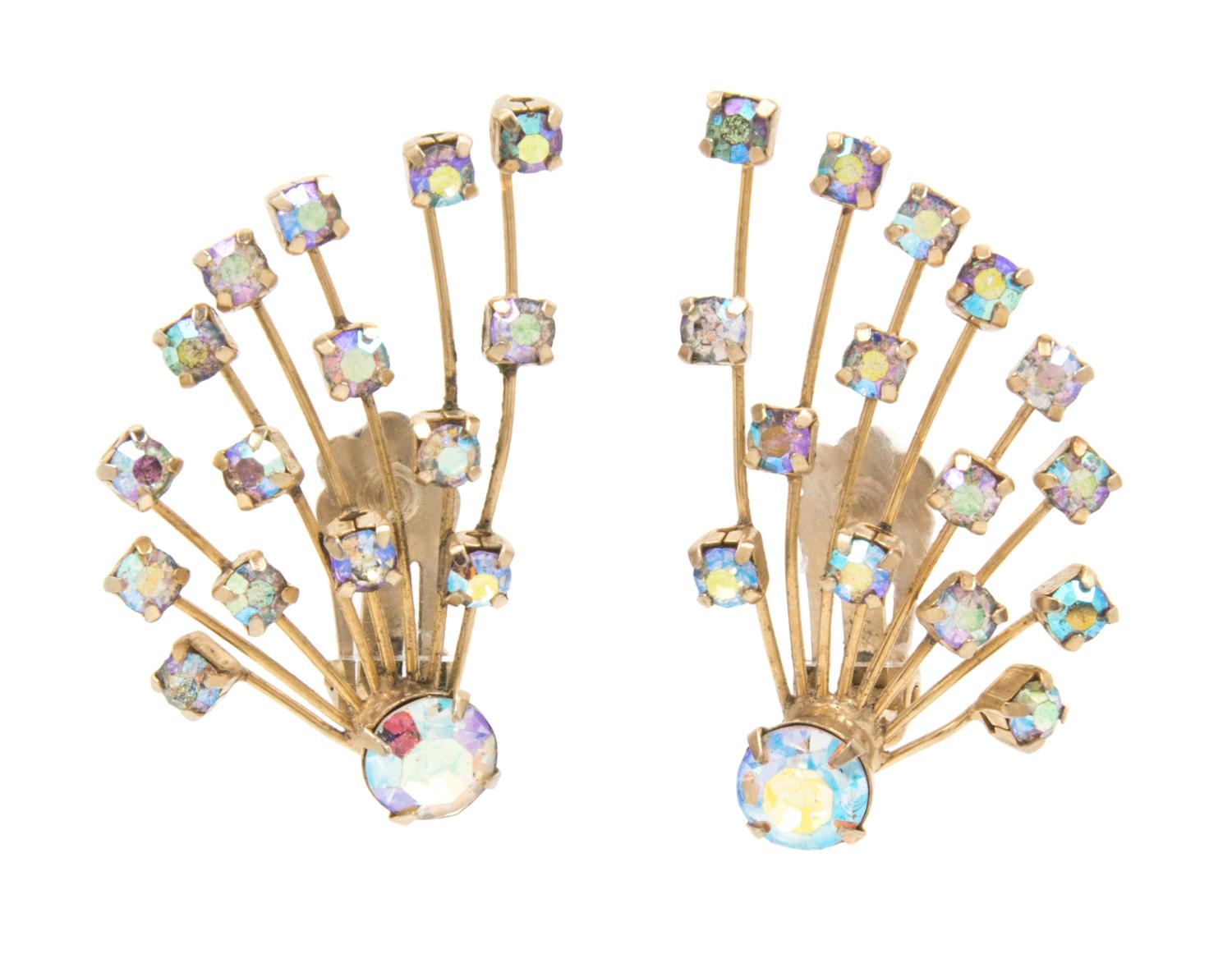 A Pair of Weiss Earclips,