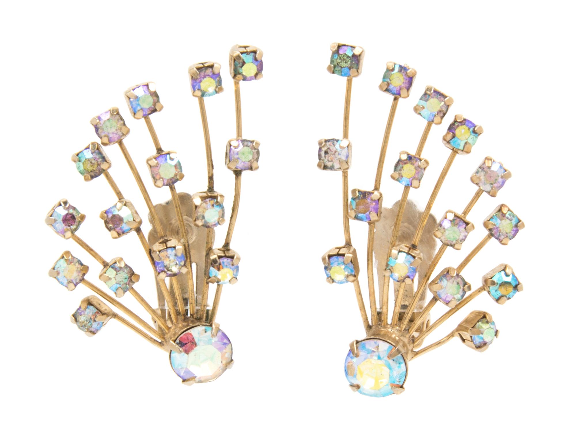 A Pair of Weiss Earclips,