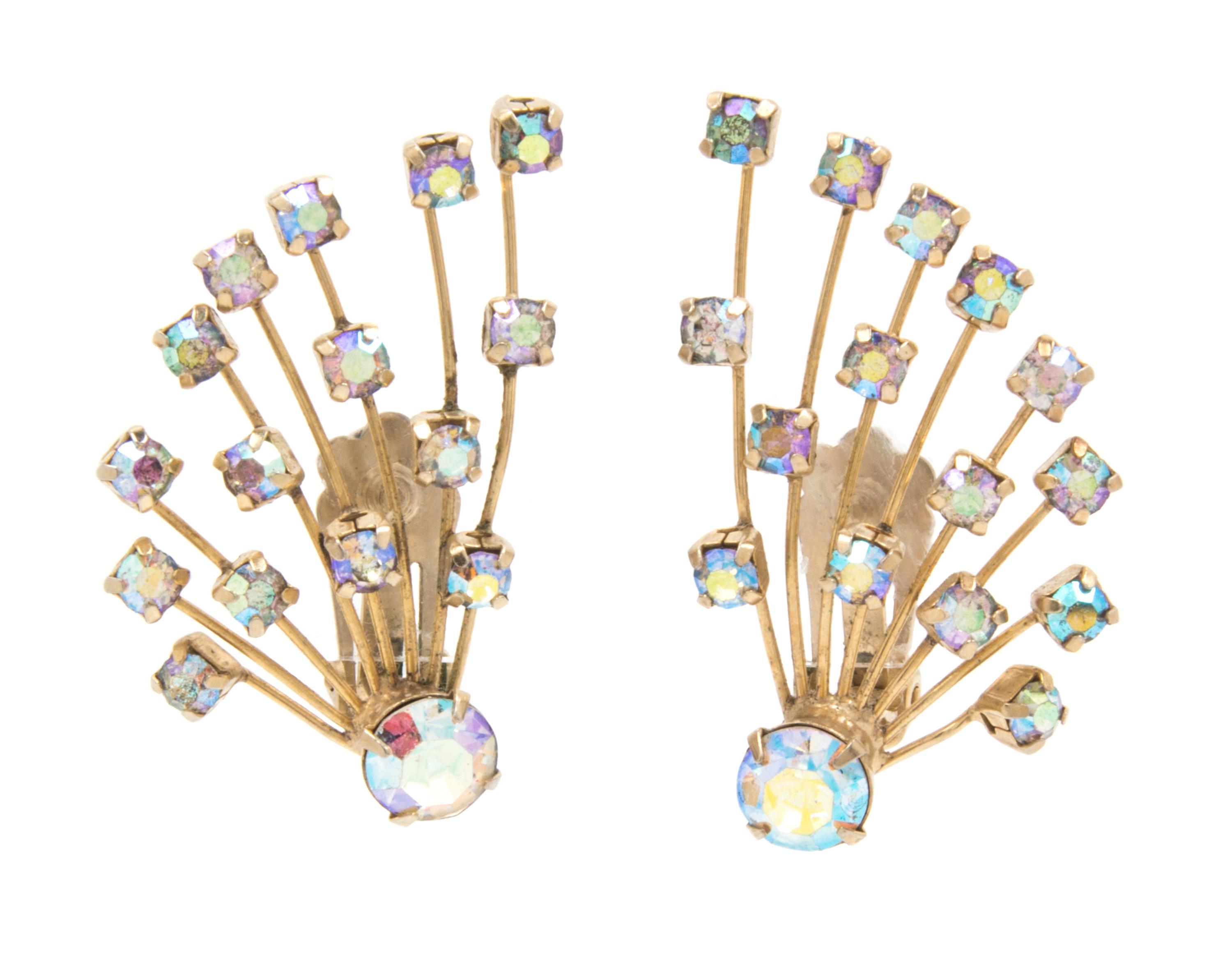 A Pair of Weiss Earclips,