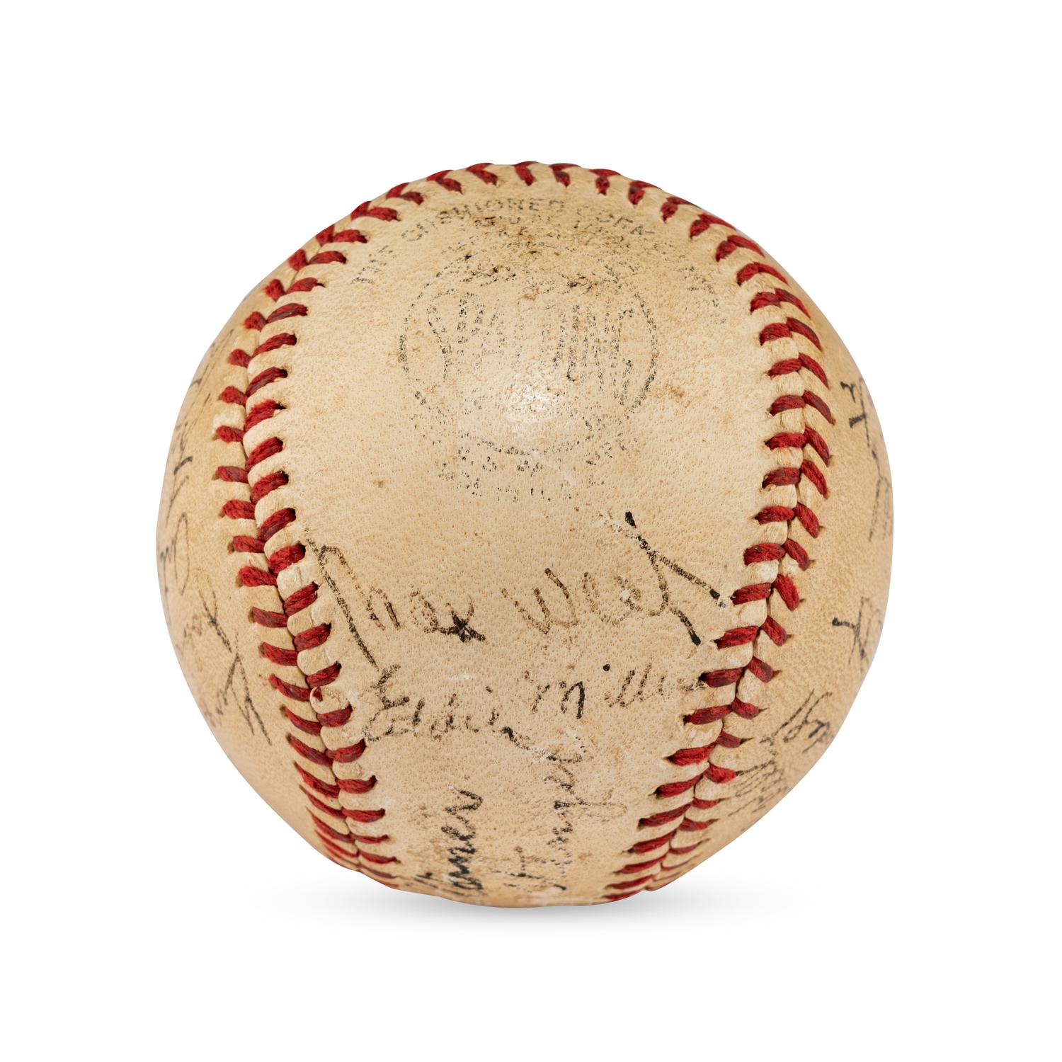 A 1941 Boston Braves Team Signed Autograph Baseball Including Casey Stengel (Beckett Authentication Services)