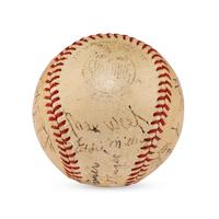 A 1941 Boston Braves Team Signed Autograph Baseball Including Casey Stengel (Beckett Authentication Services)