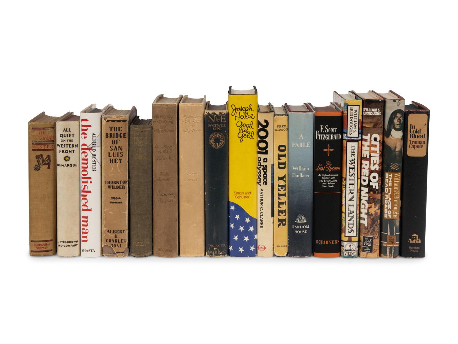 [LITERATURE]. A group of 15 titles, MOST FIRST EDITIONS, SEVERAL SIGNED, comprising: