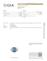 SAPPHIRE, DIAMOND, AND WHITE GOLD RING