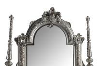 A French Silvered Iron Dressing Table