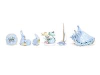 Six Herend Porcelain Articles