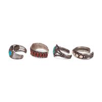 Navajo Silver Cuff Bracelets