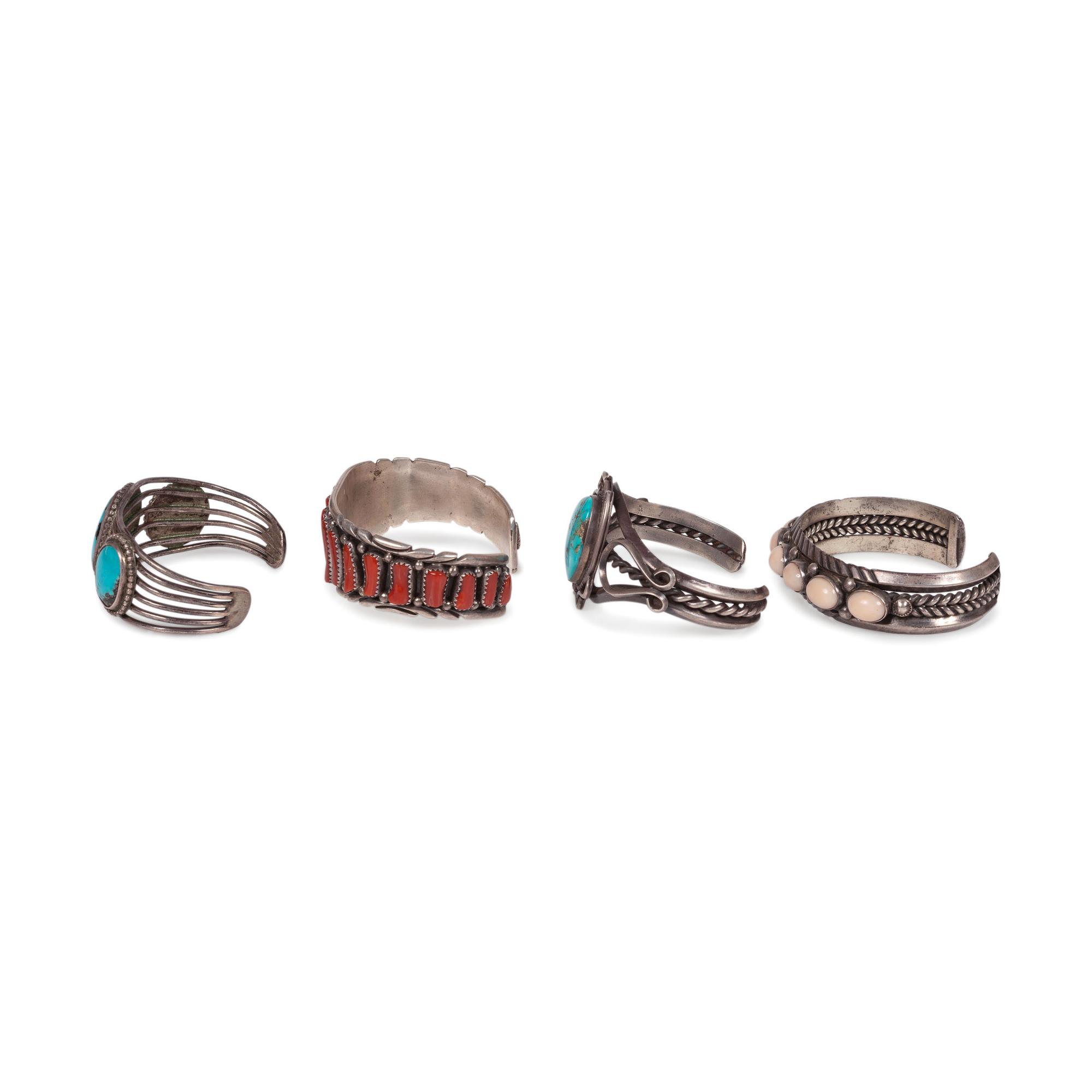 Navajo Silver Cuff Bracelets
