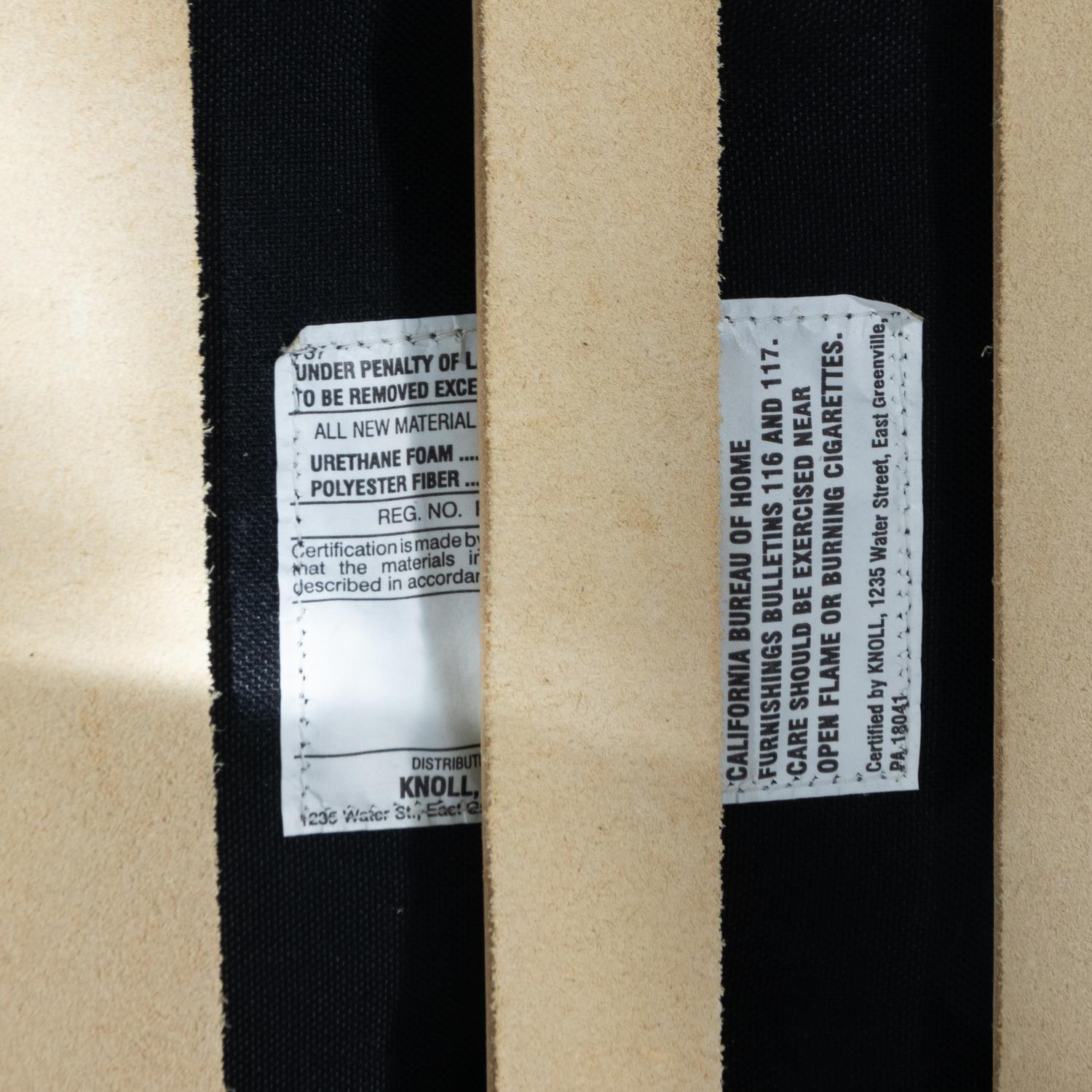 Pair of Barcelona Ottomans, c. 2000 Knoll, USA