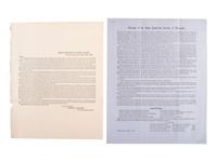 [WISCONSIN TERRITORY] -- [WISCONSIN]. Scarce Wisconsin Territory imprint "Rules for the Government of the Council, of Wisconsin Territory" and early State Historical Society of Wisconsin broadsides.