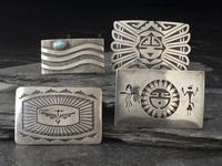 Navajo and Hopi Silver Belt Buckles
