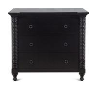 A Contemporary Ebonized Nightstand