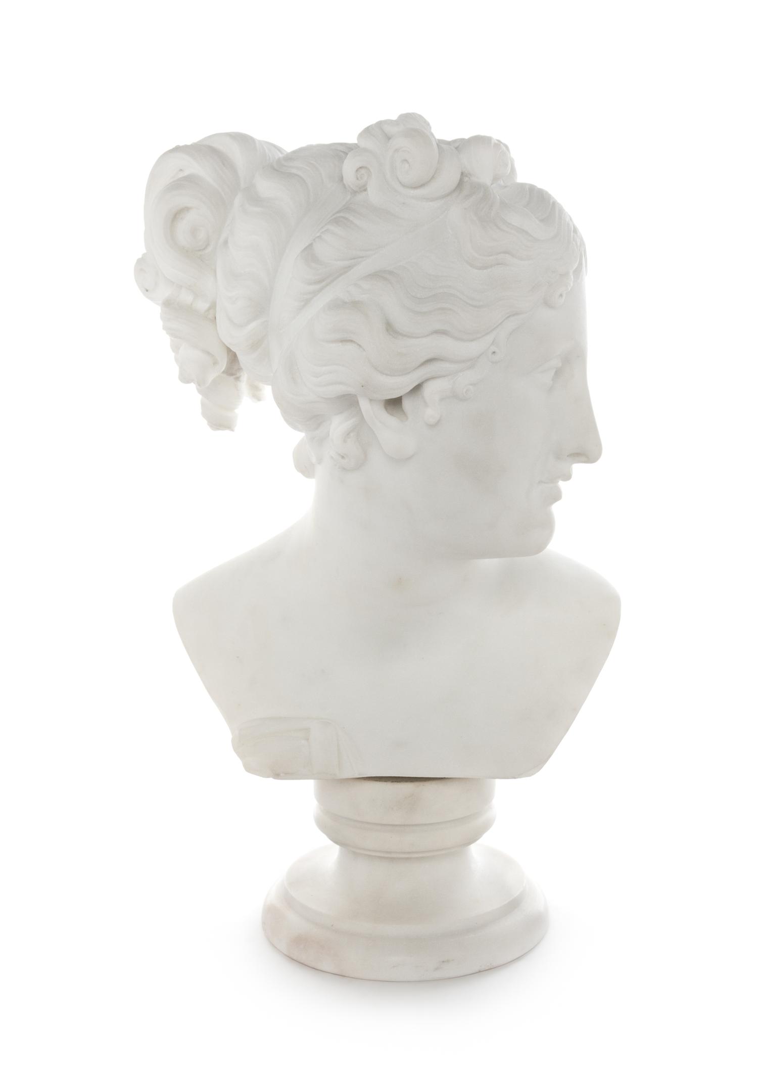 After Antonio Canova, (Early 20th Century), Bust of Venus Italica