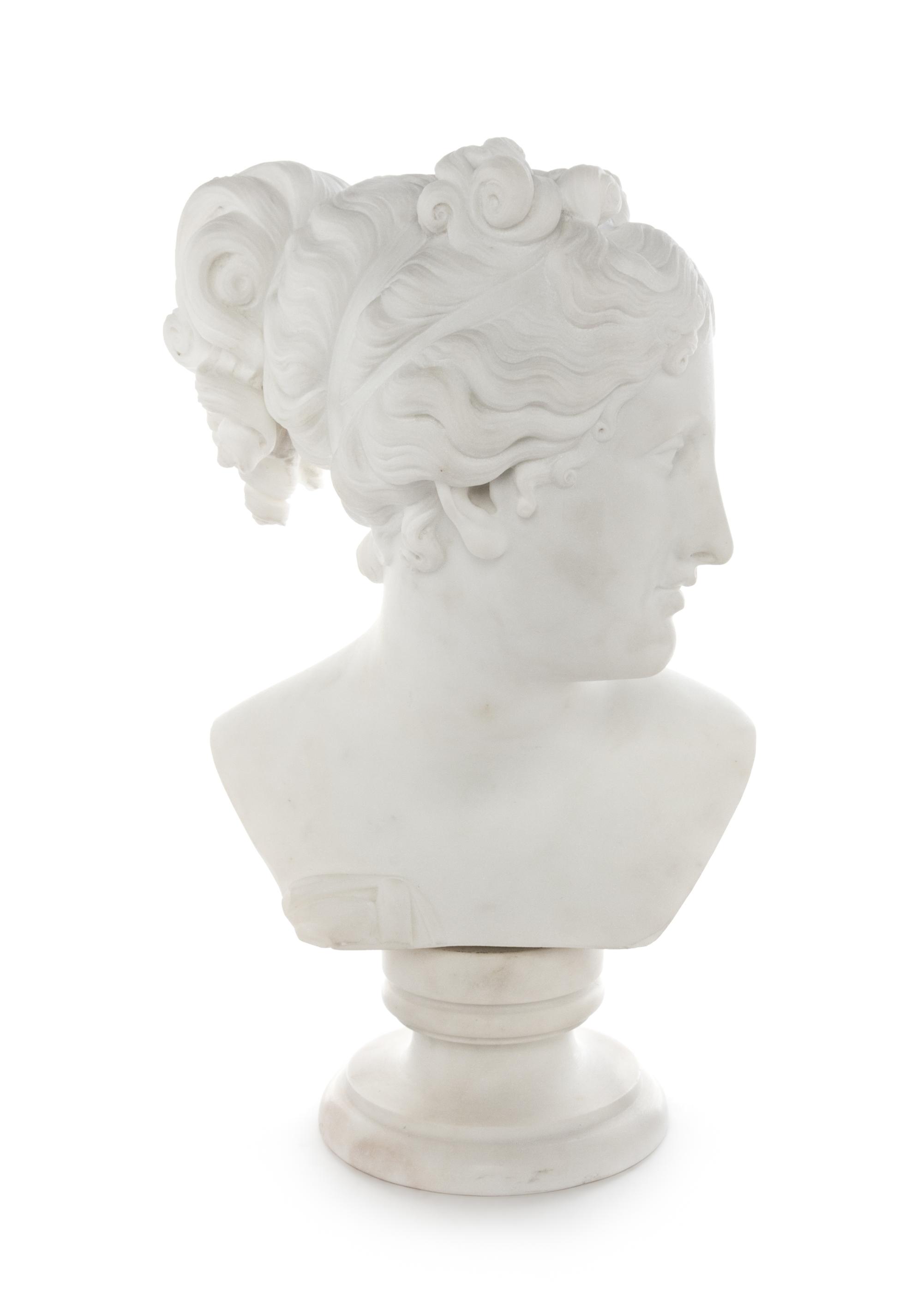 After Antonio Canova, (Early 20th Century), Bust of Venus Italica