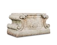 A Cast Stone Garden Sculpture