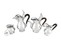 A Buccellati Silver Four-Piece Tea and Coffee Service
