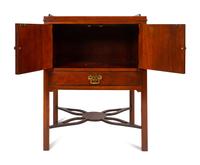 A Pair of Baker Mahogany End Tables