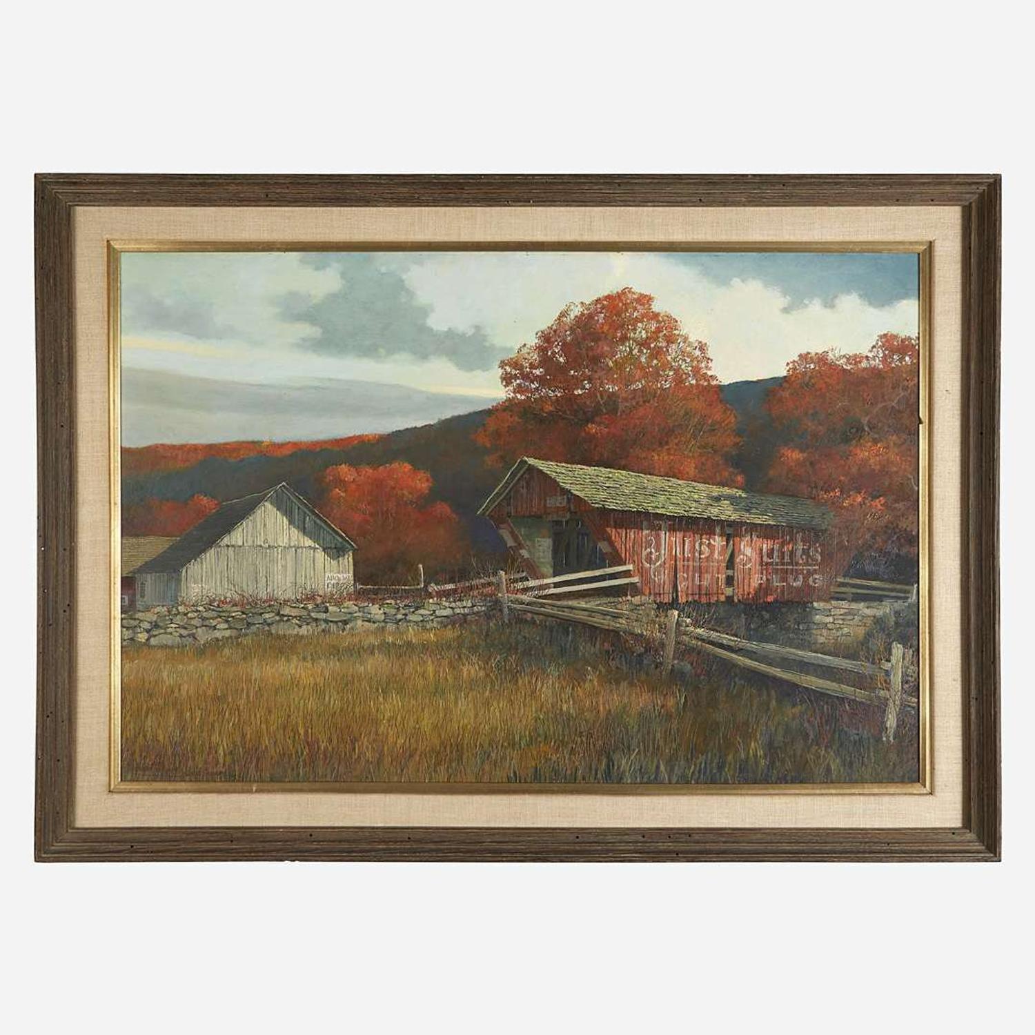 Eric Sloane (American, 1905–1985) Autumn Sunset