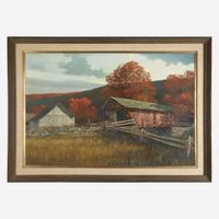 Eric Sloane (American, 1905–1985) Autumn Sunset