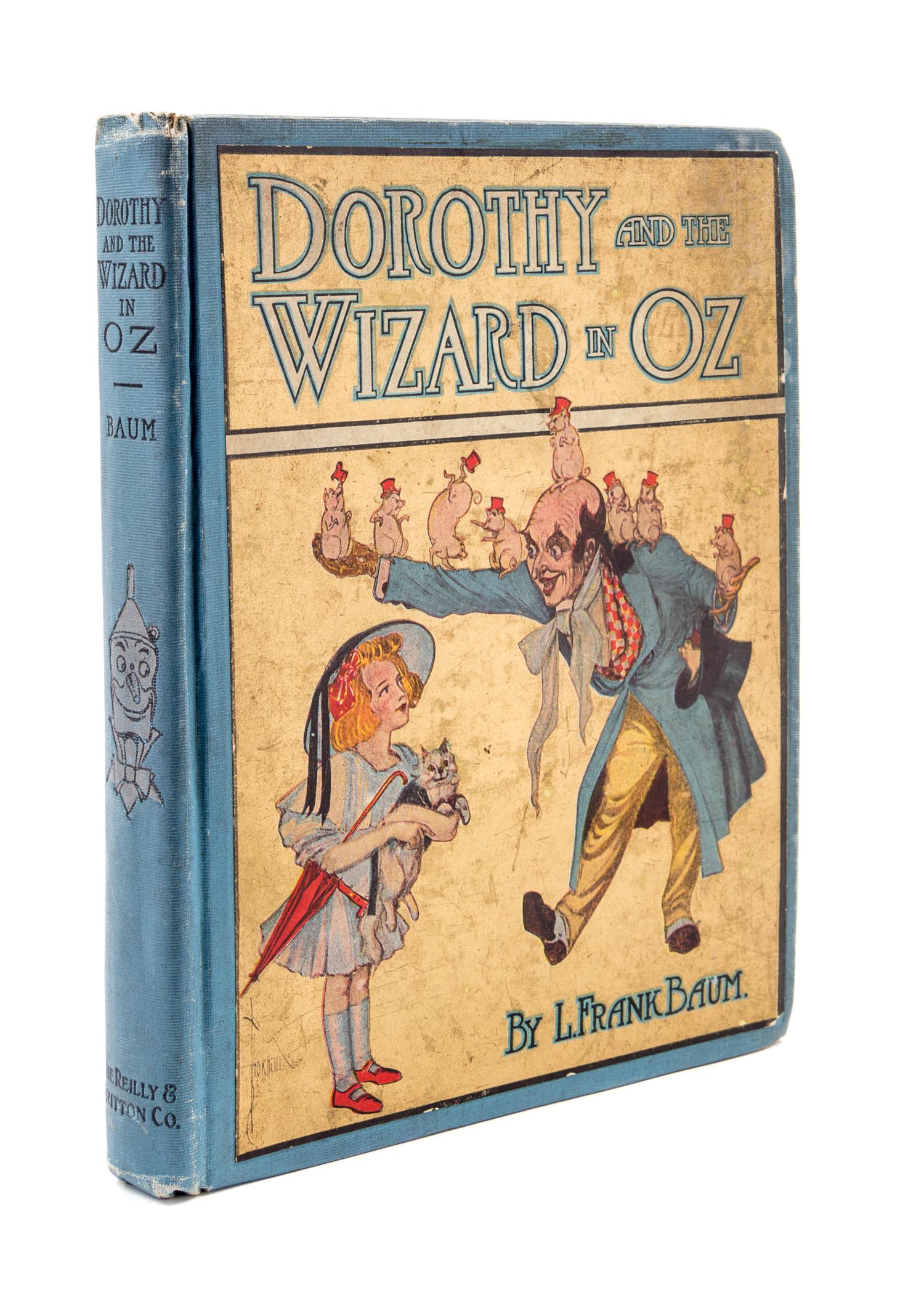 BAUM, L. FRANK. Dorothy and the Wizard of Oz. Chicago, 1908. First printing with advertisements.