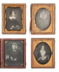 [EARLY PHOTOGRAPHY]. 26 quarter plate daguerreotype portraits featuring women of varying ages.