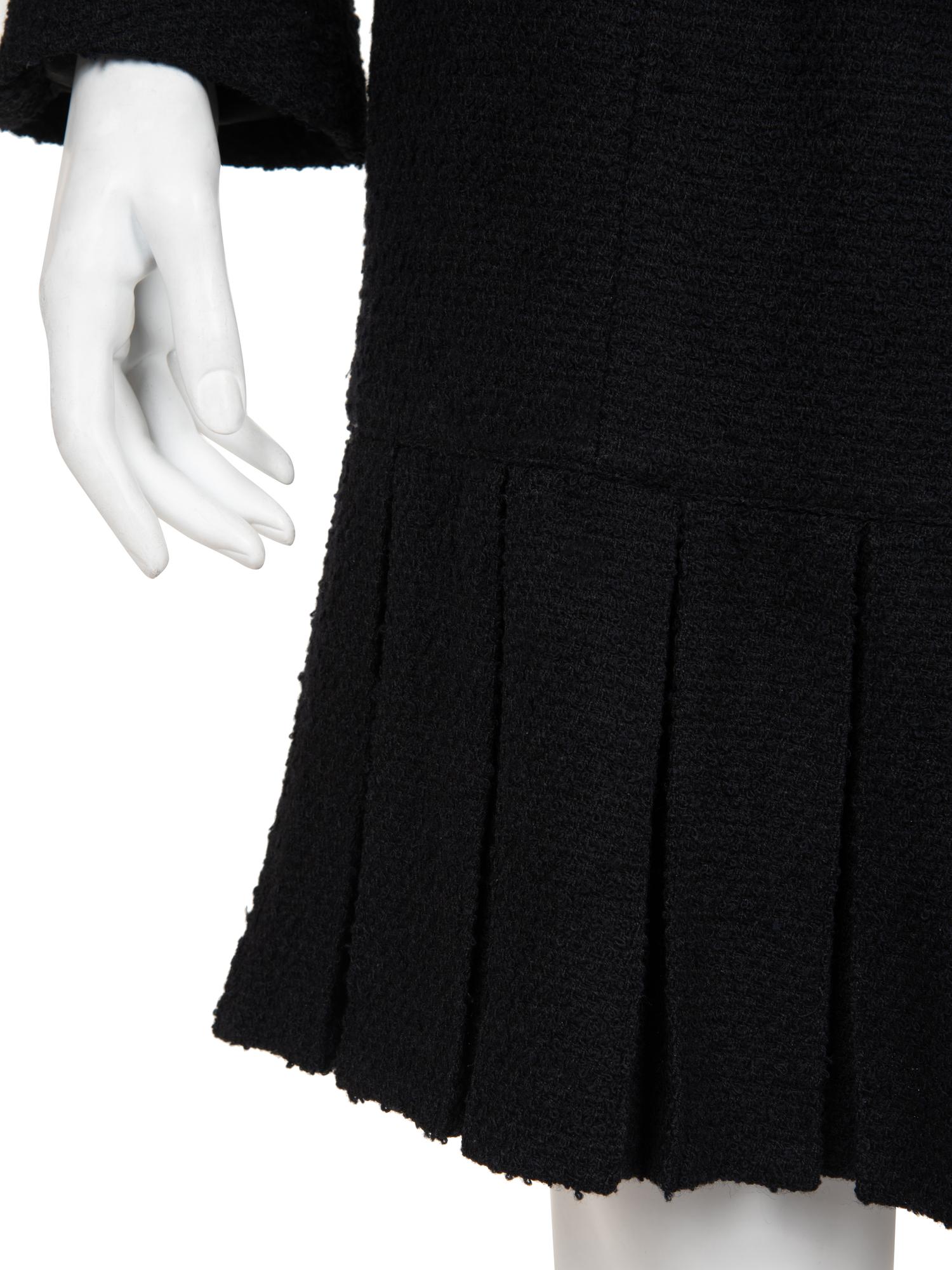Chanel Tweed Pleated Skirt Ensemble, Fall 1997
